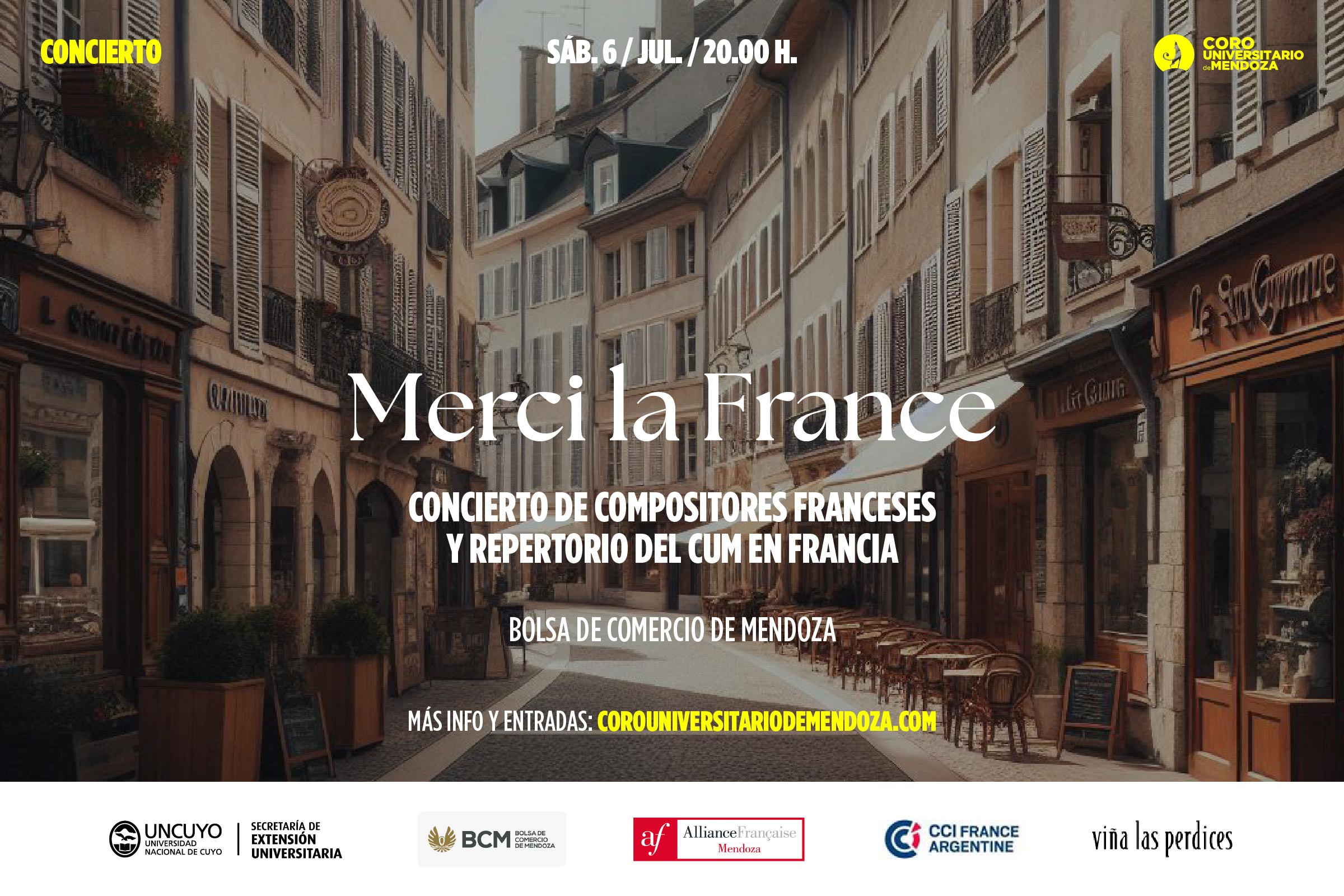 Concierto "Merci la France"